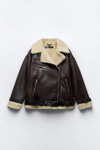 Eleonora|Elegant jacket with synthetic lapels