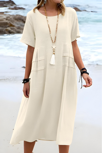 Mara| Vestido midi cómodo y elegante