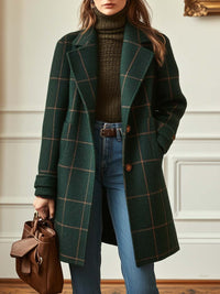 Julia | Elegante en warme tweed winterjas