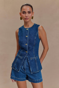 Fleur| Conjunto de denim elegante y cómodo para mujer