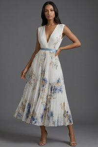 Sophie | Romantisches Blumen-Midikleid