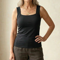 Angelle | Comfortabele en stijlvolle tanktop met ingebouwde bh