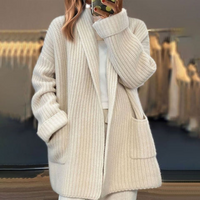 Lydia | Breathable and drapey cardigan with open front and relaxed fit