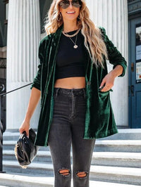 Sanne | Luxury velvet blazer for an elegant and timeless look
