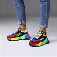Daniek | Kleurrijke damessneakers met demping en comfort