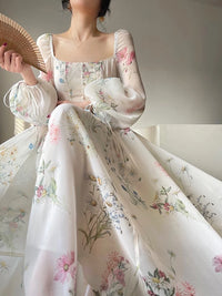 LunaBelle Blumen Abendkleid