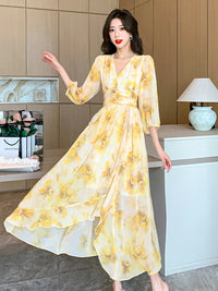 Sommerlicher Glanz Elegantes Boho Kleid
