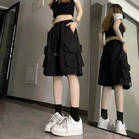 Gidyq Shorts Cargo alla Moda per Donna