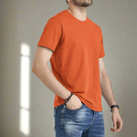 Noor | Basic unisex long-sleeve T-shirt | Orange