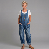 Clare | Comfortabele en stijlvolle overall met wijde pijpen
