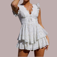 Heidi | Minikleid mit Ösenstickerei