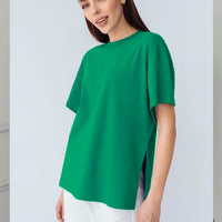 Camiseta de Algodón Oversize de Verano para Mujeres