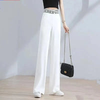 Summer Breeze Ice Silk Wide Pants