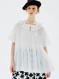 Shimmering Sun Elegant Summer Blouse