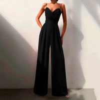Sophie | Eleganter Jumpsuit mit weitem Bein und Sweetheart-Ausschnitt