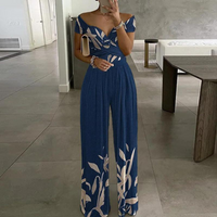 Jeany | Eleganter Off-Shoulder-Jumpsuit mit Blumenmuster