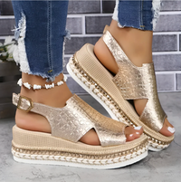 Ava | Luxe Orthopedische Sandalen van Italiaans Leer