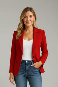 Lea | Moderne gestructureerde blazer voor dames