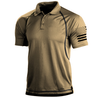 Jasper| Breathable polo shirt tailored with sporty sleeves