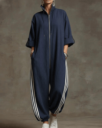 Dena | Sportieve en elegante jumpsuit met ritssluiting