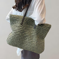 Lotte | Ruime gevlochten zomerse tote-tas