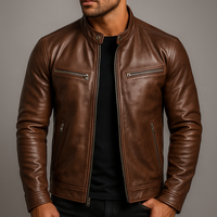 Daan|Giacca in pelle da uomo robusta e senza tempo