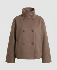 Zara | Giacca corta da donna alla moda con doppia chiusura a bottoni