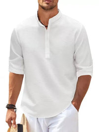 Lorenz | Camicia in lino comoda e di stile