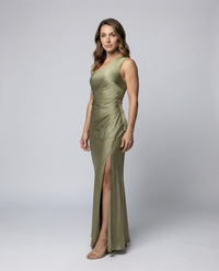 Laura | Luxuriöses Satin-Abendkleid