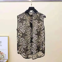 Blusa de cuello polo de verano con estilo y temperamento para mujer