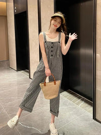 Mono a Cuadros Coreano Urban Chic