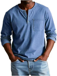 Liam | Comfortable and stylish Henley shirt for everyday wear