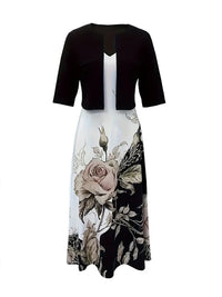 Lady Elegant Maxi Jurk Set van Elegance Couture