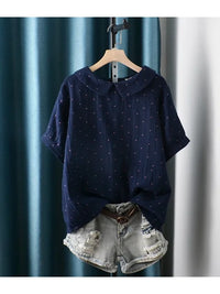 Lamtrip Kawaii Polka-Dot Sommerbluse