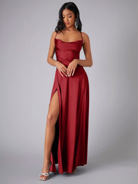 Marina | Luxe Maxi Dress with Elegant Draping