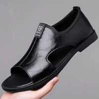 Patrick | Premium Leder-Herrensandalen mit zeitlosem Design