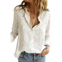 Laura | Elegante Bluse mit besticktem V-Ausschnitt
