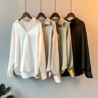 Laura | Elegant silk blouse from