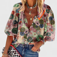 Luna | Elegant and comfortable blouse with floral print