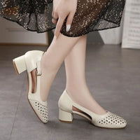 Elegant Steps Summer Leather Sandals