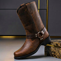 Nathan | Heritage Lederstiefel mit zeitlosem Vintage-Look