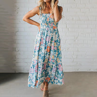 Fleur | Elegantes A-Linien-Sommerkleid mit Blumenmuster