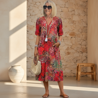 Angelika | Comfortabele en Stijlvolle Midi jurk