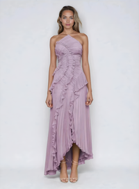 Isa | Asymmetrical maxi dress for special occasions