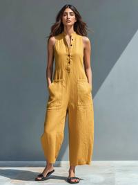 Sofia| Elegant and comfortable sleeveless jumpsuit