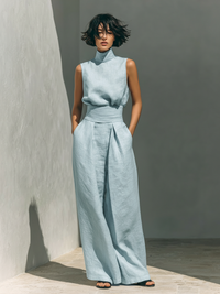 Indy| Conjunto de algodón y lino de estilo moderno