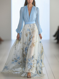 Sandra | Elegant and romantic maxi dress