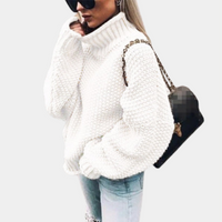Lorenza | Warmer und bequemer Strickrollkragenpullover