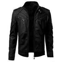 Victor| Giacca in pelle elegante e comoda