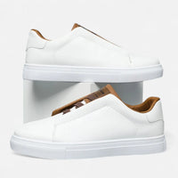 Markus|Sneakers slip-on di lusso in pelle da uomo per comfort e stile